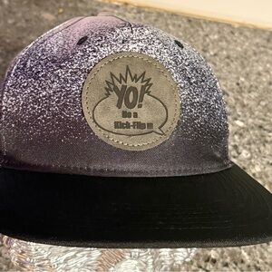 Yo- do a Kick-Flip/ Black and Gray Snapback Hat